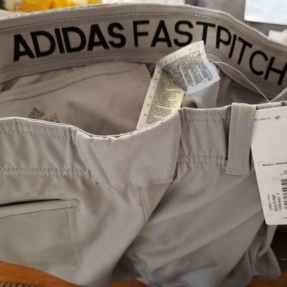 Adidas Fast Pitch Adult Baseball Pants - Picture 7 of 10